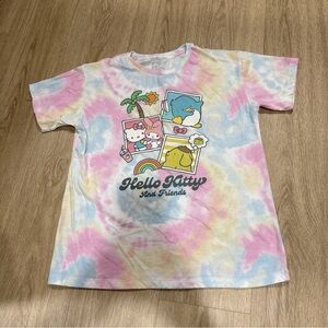 Hello Kitty Pastel Tie-Dye Kids T-Shirt XL(14/16)